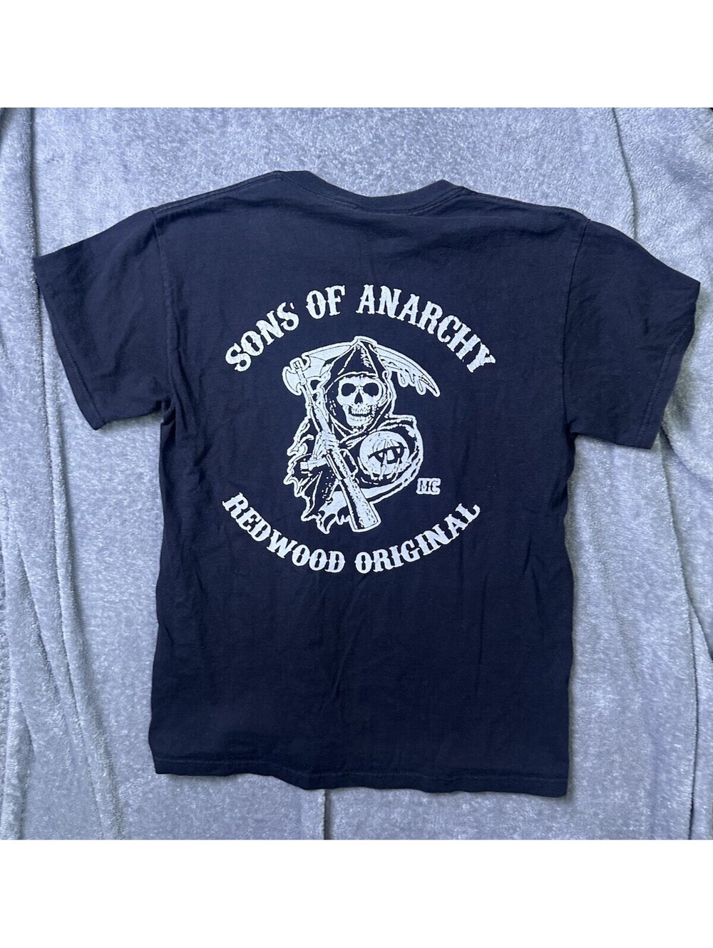 Sons of Anarchy Redwood Original T Shirt Mens Small Black SOA SAMCRO Biker